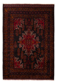 Tappeto Belutsch - 181 x 126 cm - rosso scuro