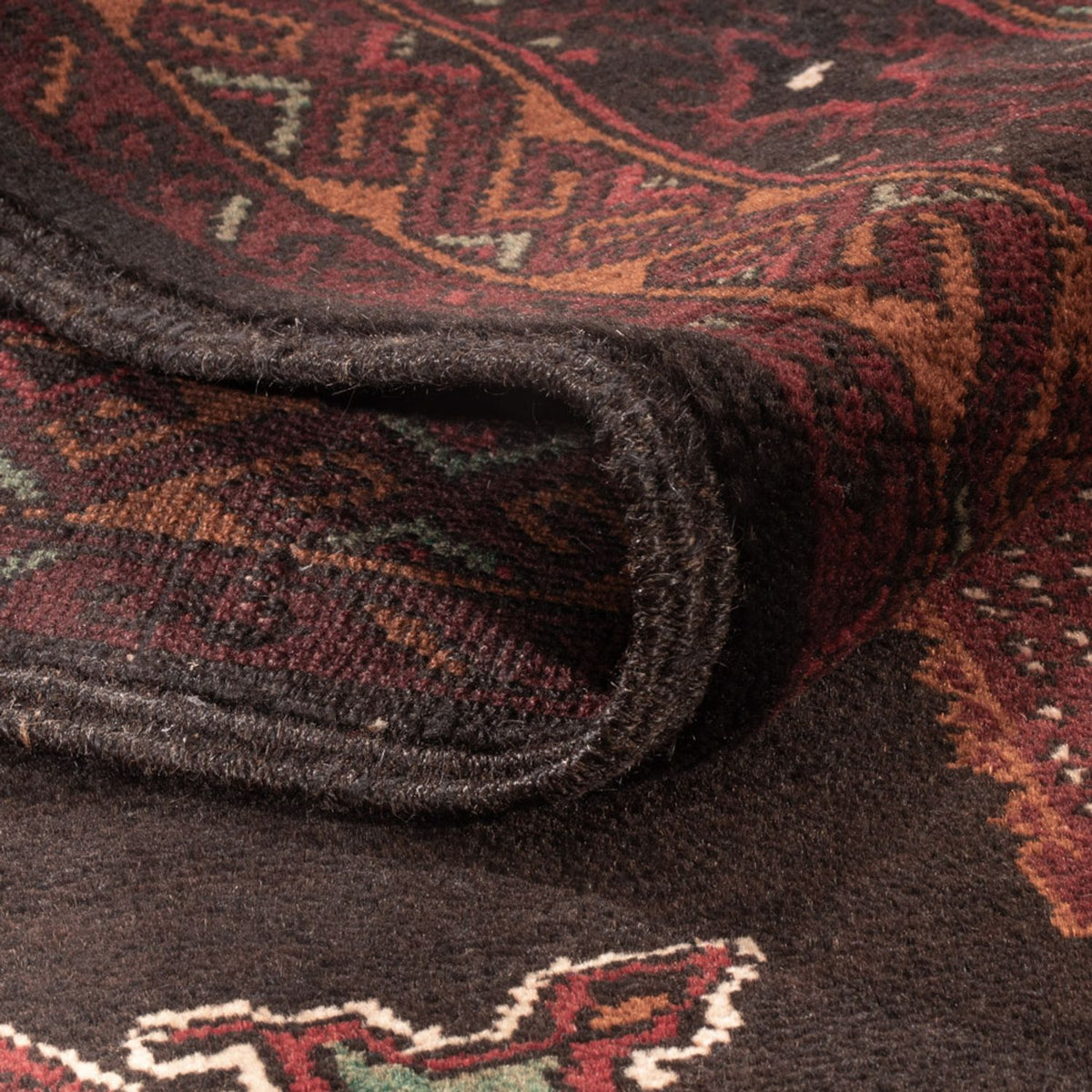 Tappeto Belutsch - 181 x 126 cm - rosso scuro