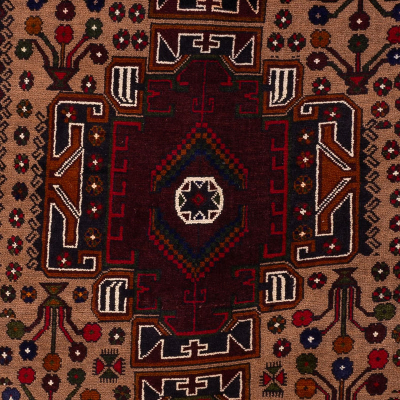 Tappeto corsia Tappeto Belutsch - 209 x 107 cm - ruggine