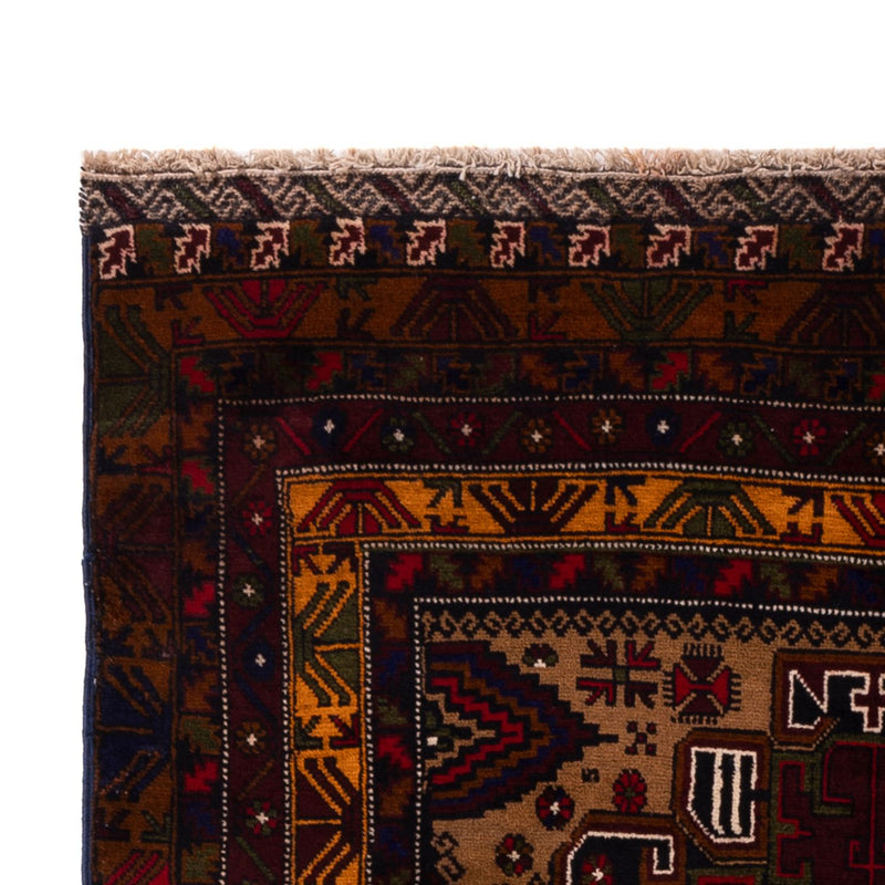 Tappeto corsia Tappeto Belutsch - 209 x 107 cm - ruggine