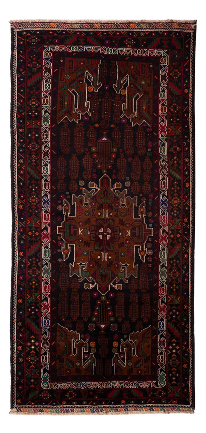 Tappeto corsia Tappeto Belutsch - 222 x 103 cm - rosso scuro