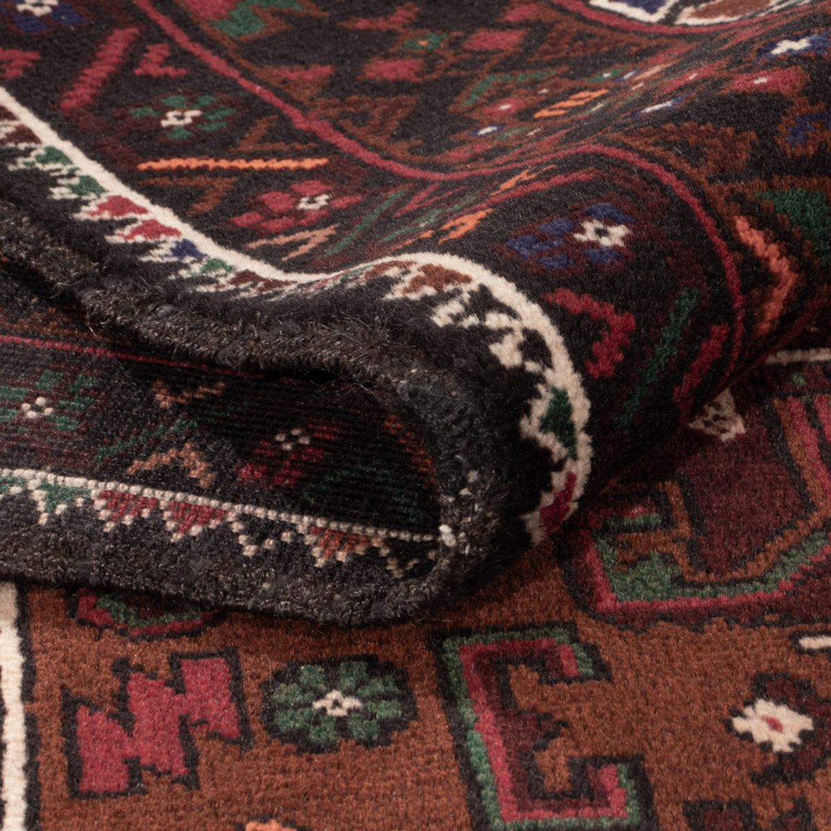 Tappeto corsia Tappeto Belutsch - 222 x 103 cm - rosso scuro