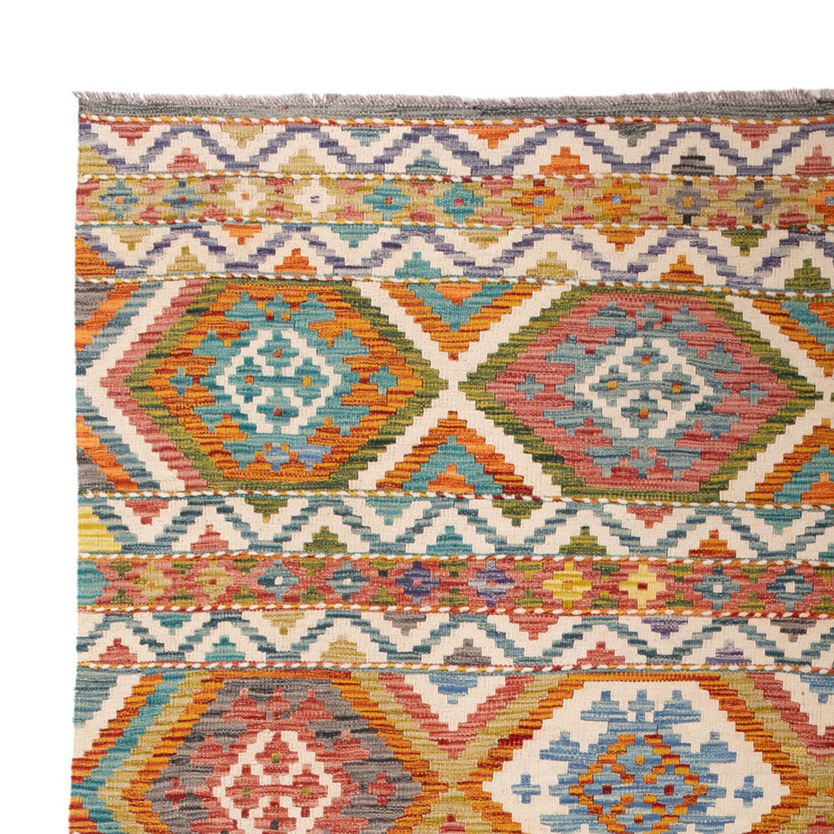 Tappeto Kelim - Splash - 304 x 209 cm - multicolore