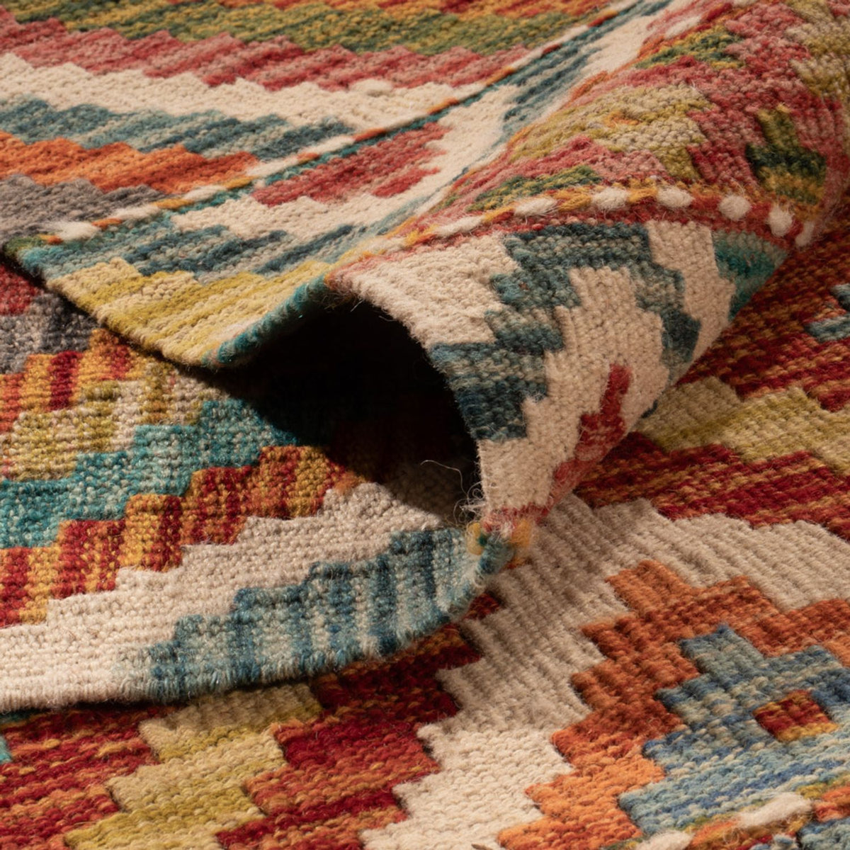 Tappeto Kelim - Splash - 304 x 209 cm - multicolore