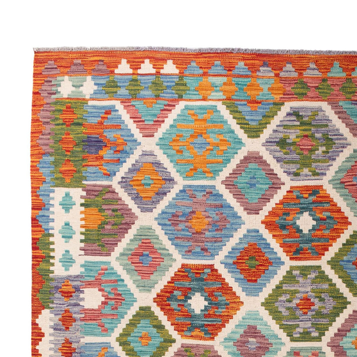 Tappeto Kelim - Splash - 296 x 204 cm - multicolore