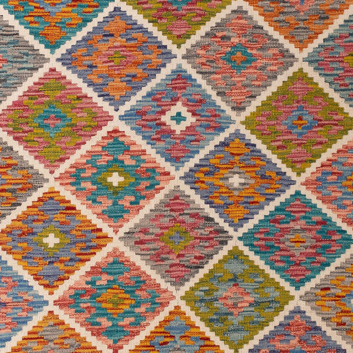 Tappeto Kelim - Splash - 290 x 200 cm - multicolore