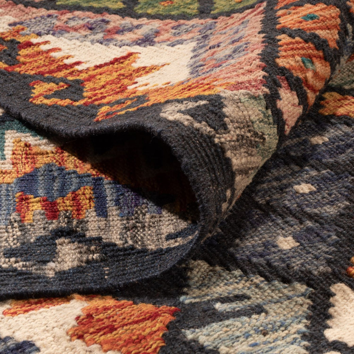 Tappeto Kelim - Splash - 290 x 206 cm - multicolore