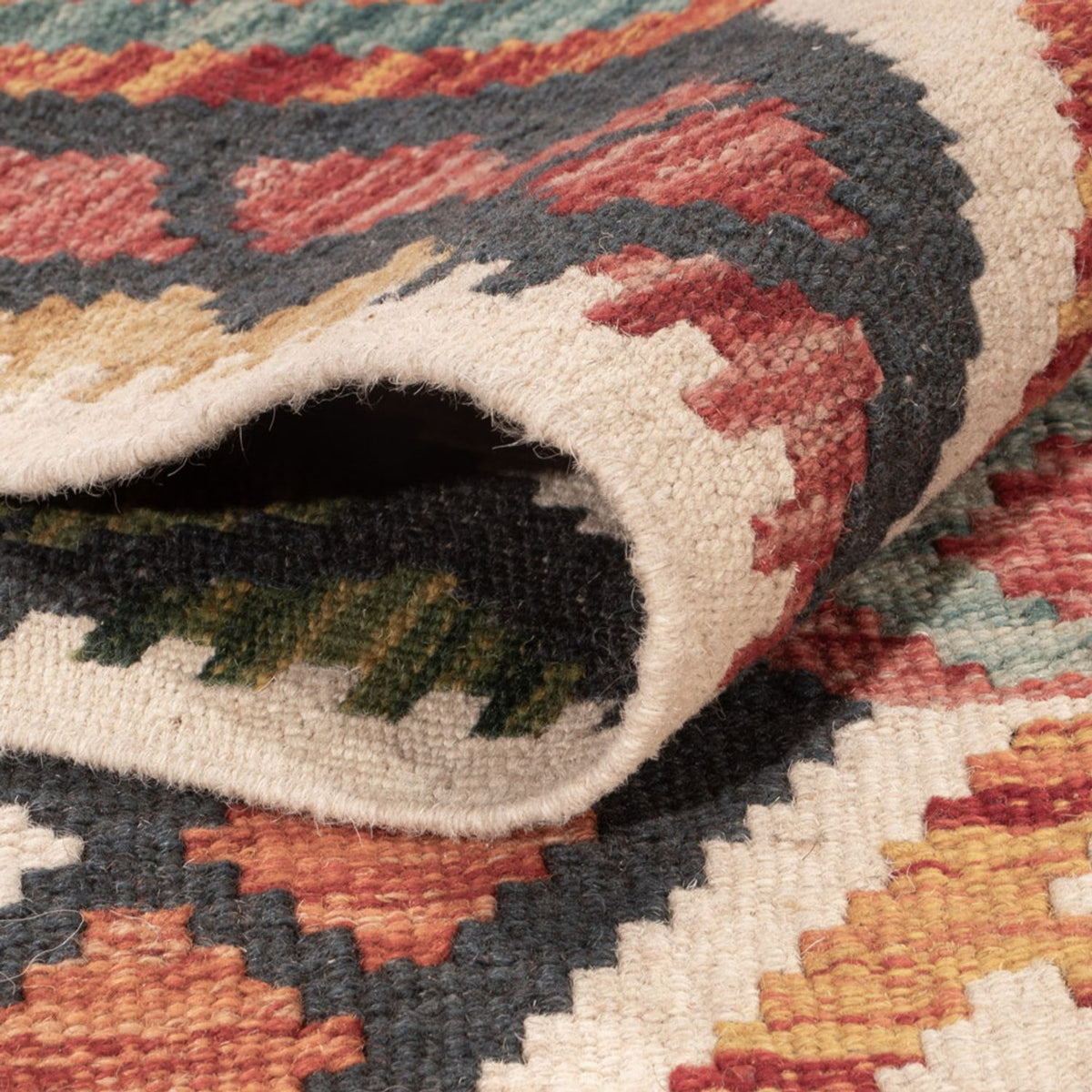 Tappeto Kelim - Splash - 176 x 128 cm - multicolore