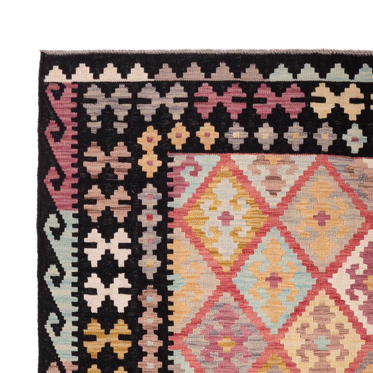 Tappeto Kelim - Splash - 299 x 206 cm - multicolore