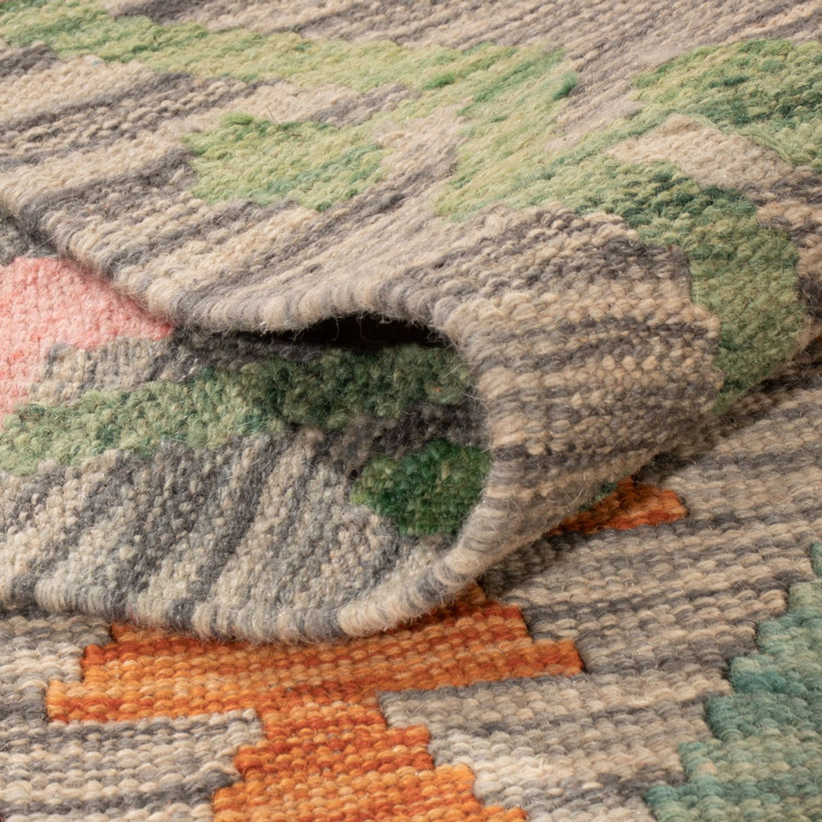 Tappeto Kelim - Splash - 294 x 202 cm - multicolore