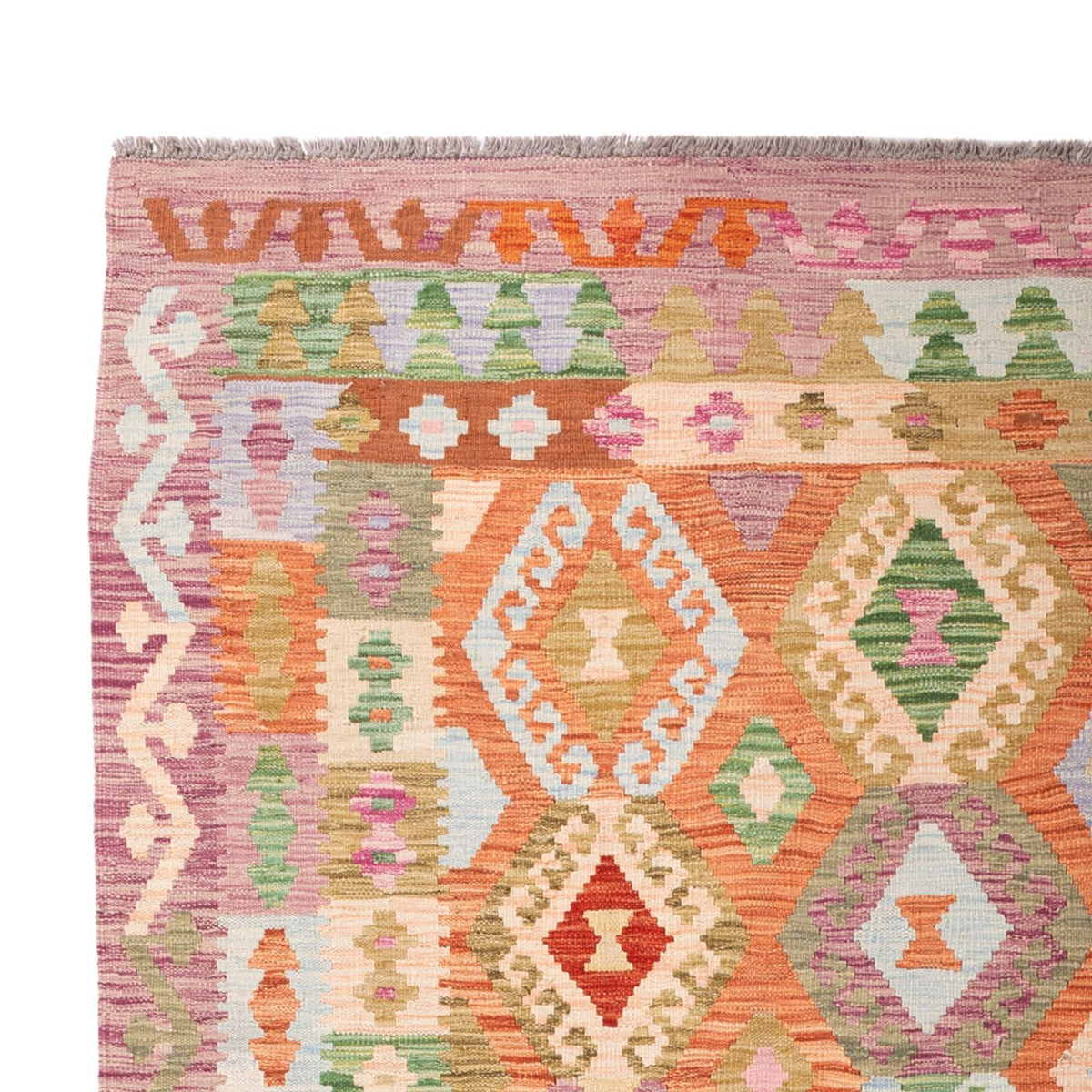 Tappeto Kelim - Splash - 304 x 205 cm - multicolore