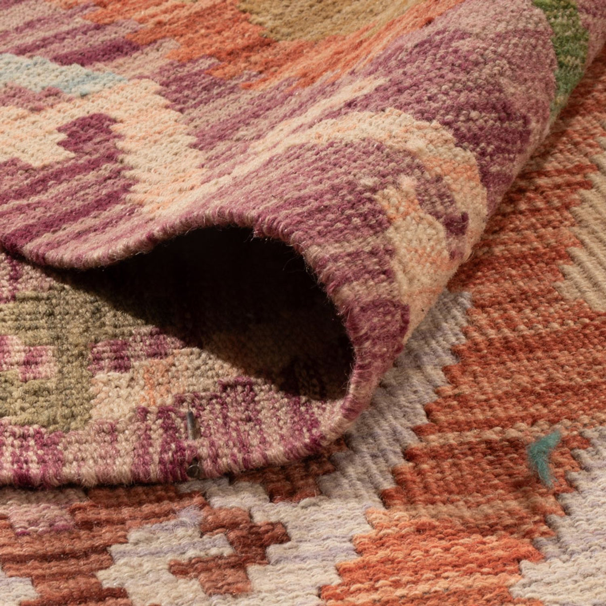 Tappeto Kelim - Splash - 304 x 205 cm - multicolore