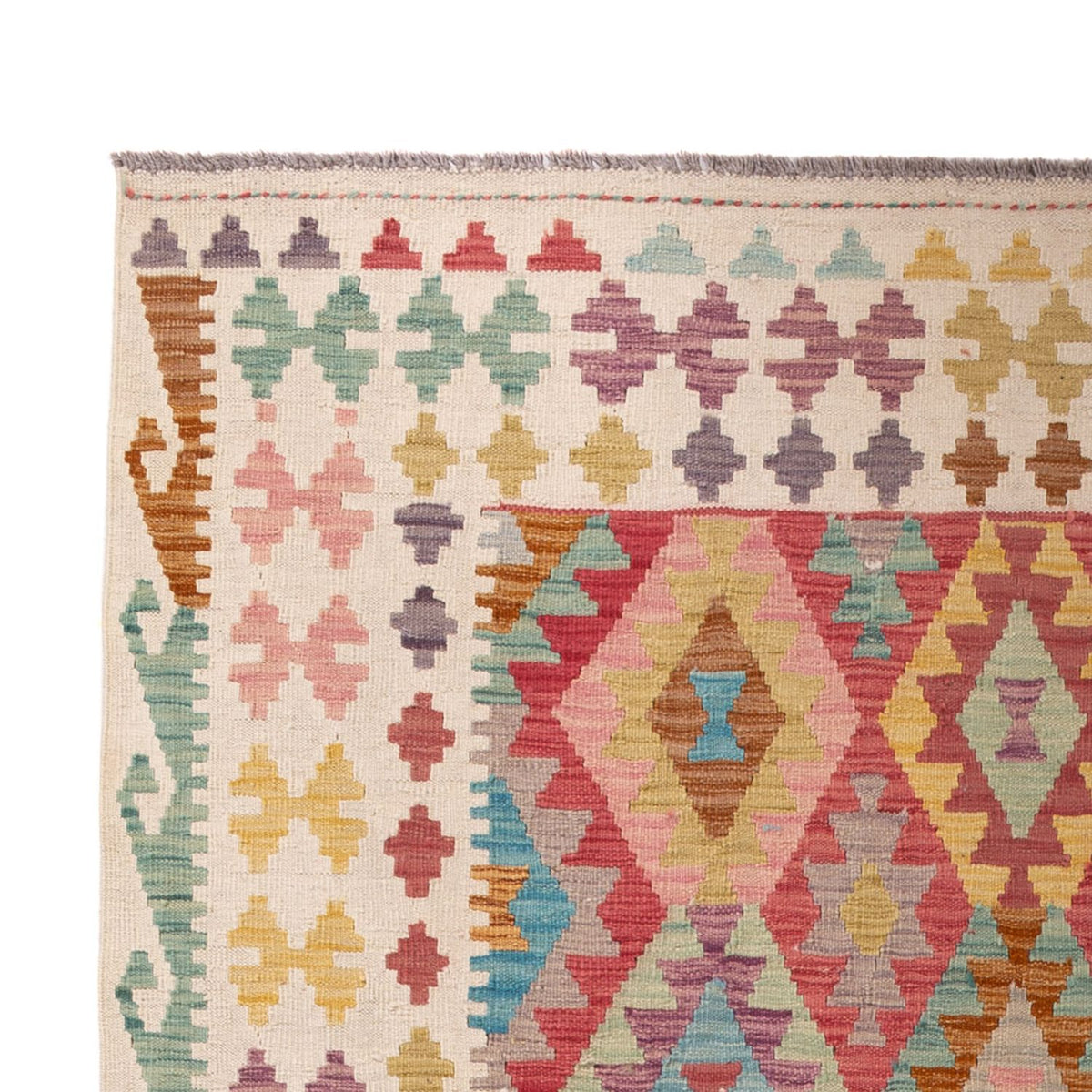 Tappeto Kelim - Splash - 300 x 201 cm - multicolore