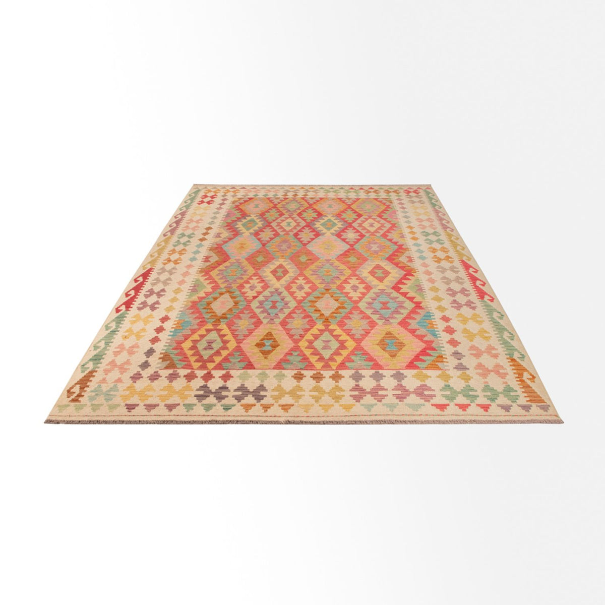 Tappeto Kelim - Splash - 300 x 201 cm - multicolore