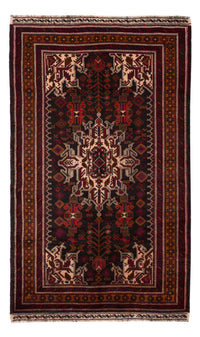 Tappeto Belutsch - 188 x 112 cm - rosso scuro