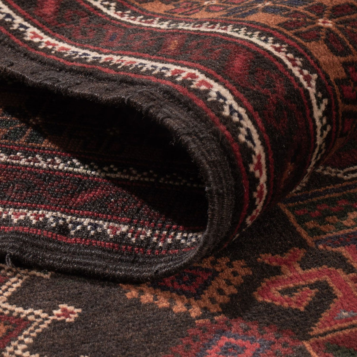 Tappeto Belutsch - 188 x 112 cm - rosso scuro