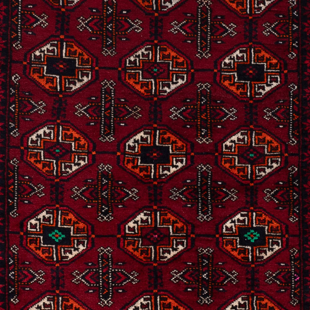 Tappeto Belutsch - 190 x 111 cm - rosso scuro