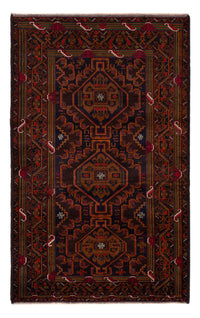 Tappeto Belutsch - 213 x 128 cm - rosso scuro