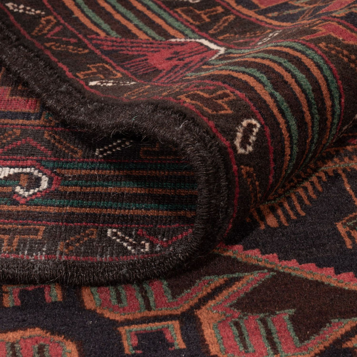 Tappeto Belutsch - 213 x 128 cm - rosso scuro