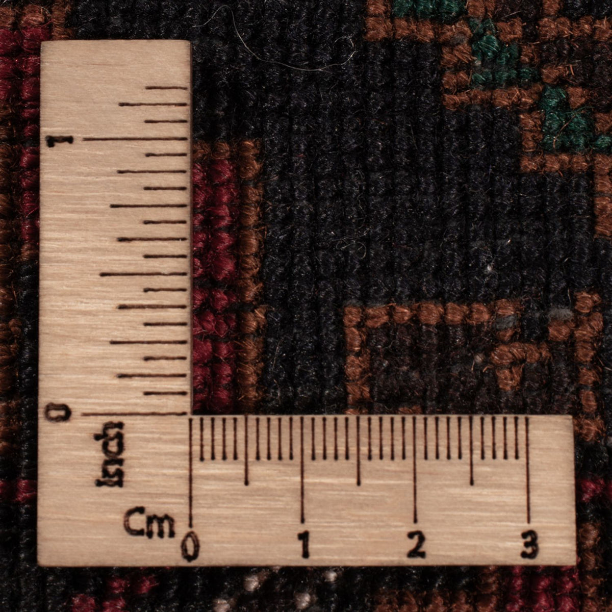 Tappeto Belutsch - 213 x 128 cm - rosso scuro