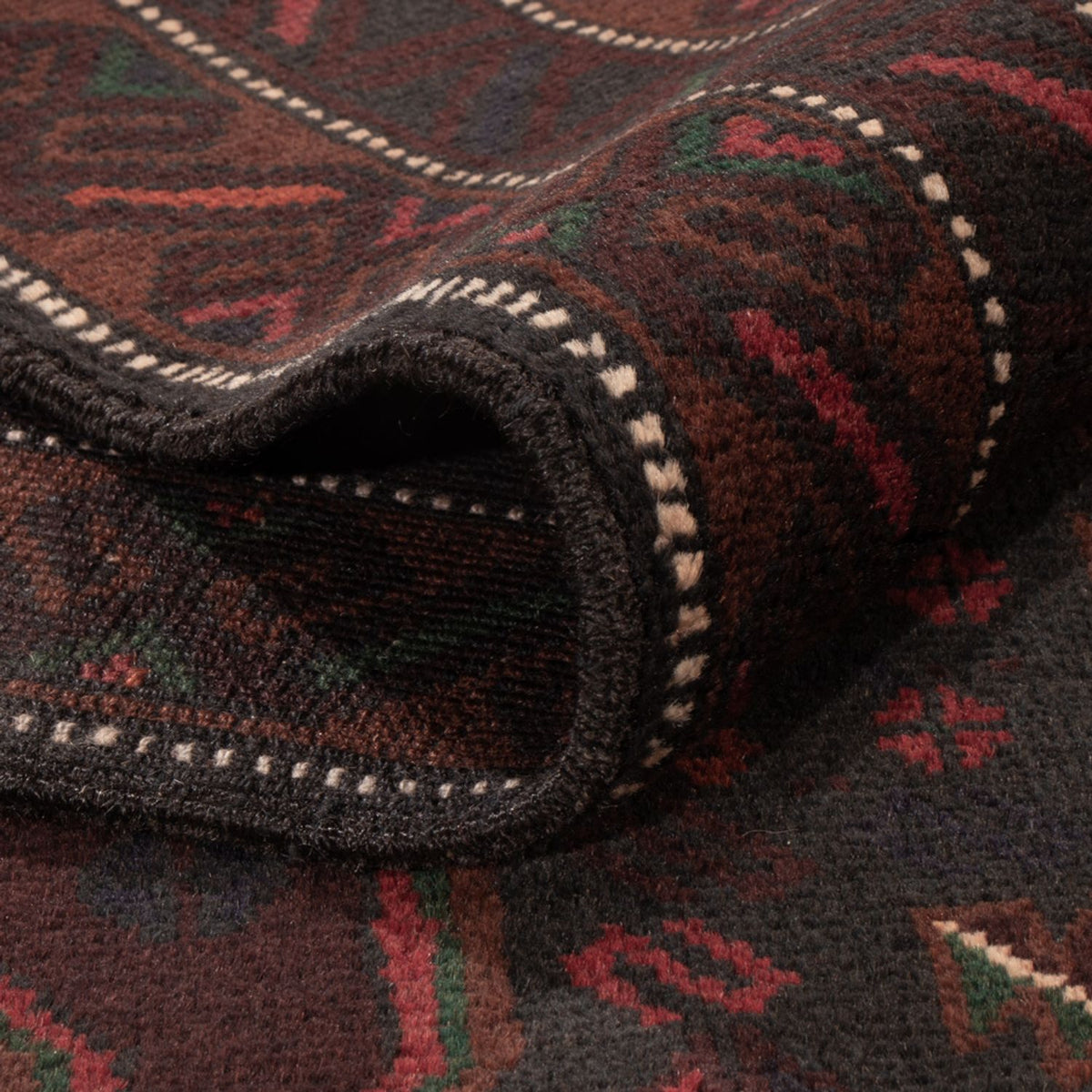 Tappeto Belutsch - 195 x 120 cm - rosso scuro