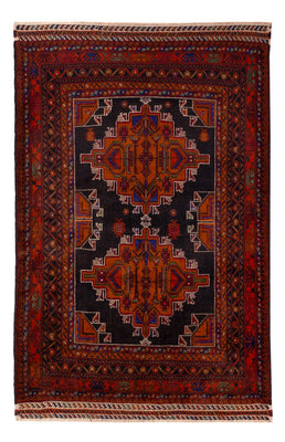 Tappeto Belutsch - 193 x 130 cm - rosso scuro