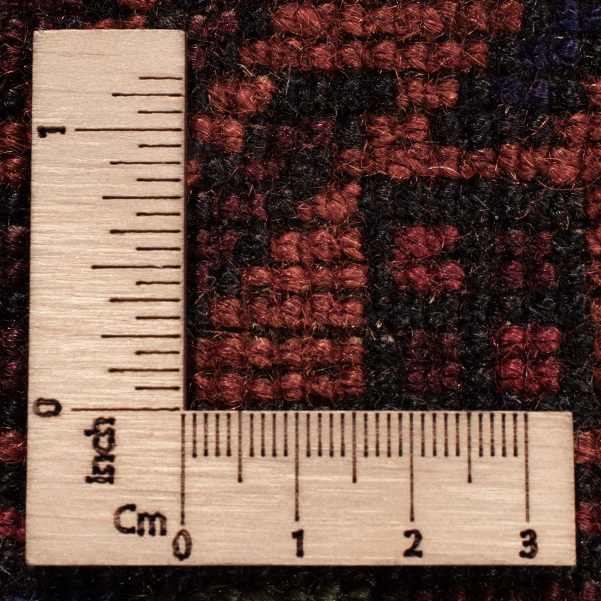 Tappeto Belutsch - 193 x 130 cm - rosso scuro