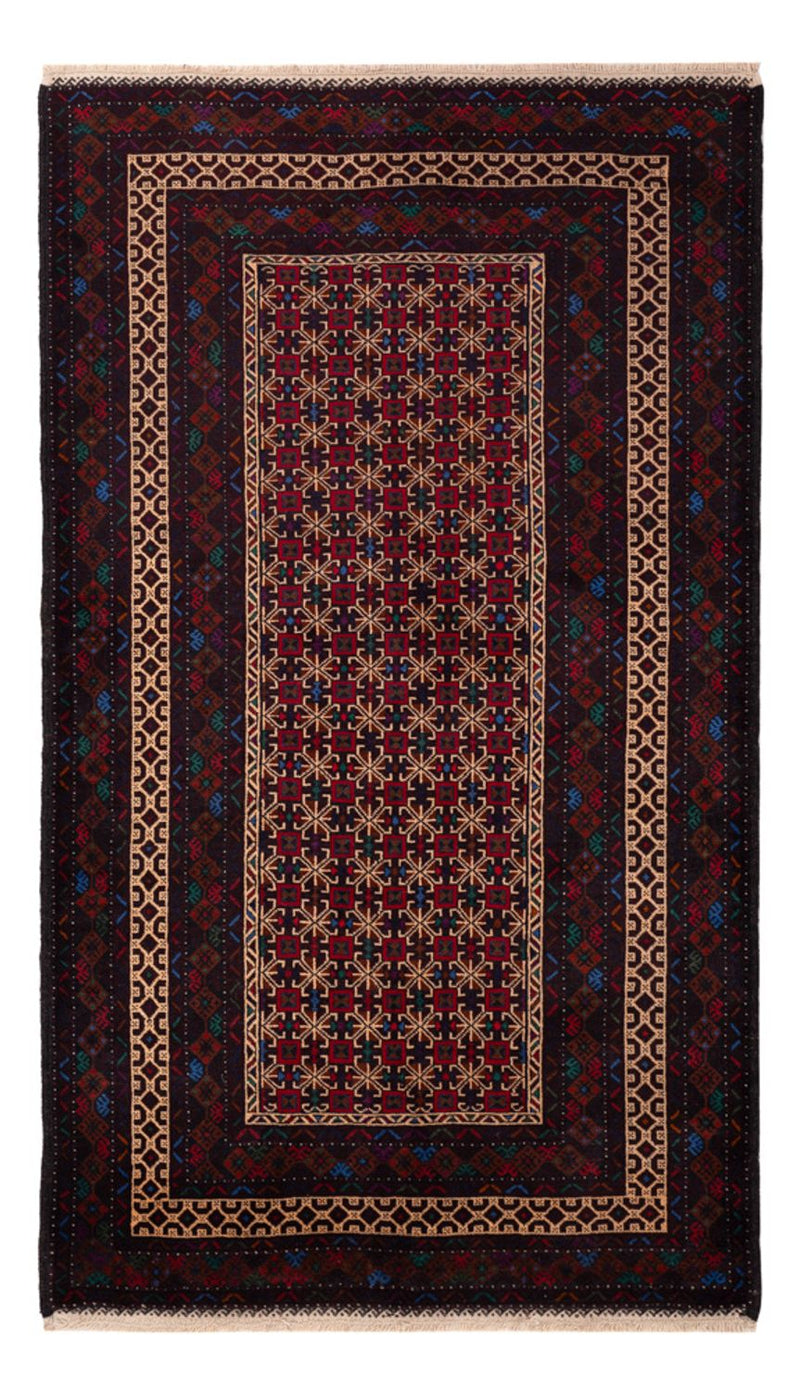 Tappeto corsia Tappeto Belutsch - 200 x 114 cm - rosso scuro