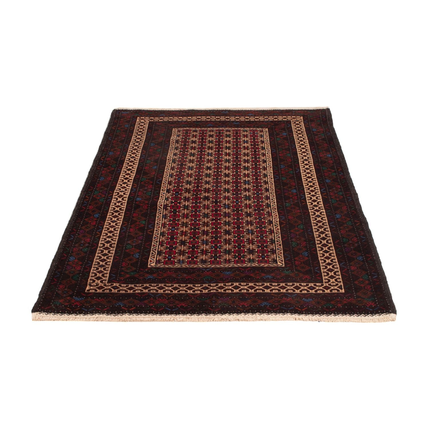 Tappeto corsia Tappeto Belutsch - 200 x 114 cm - rosso scuro