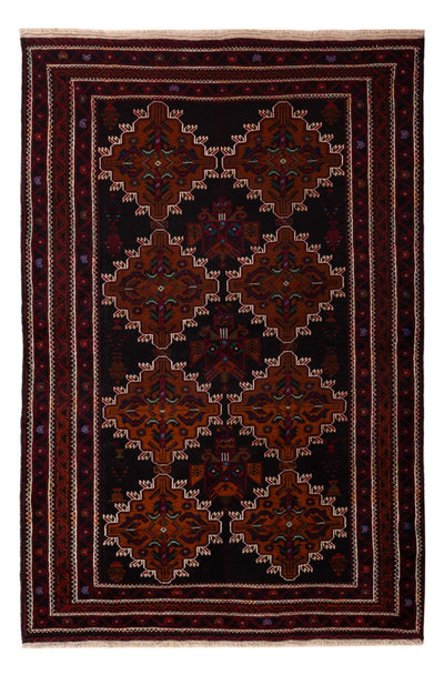 Tappeto Belutsch 127x192cm - Tappeto orientale - rosso scuro