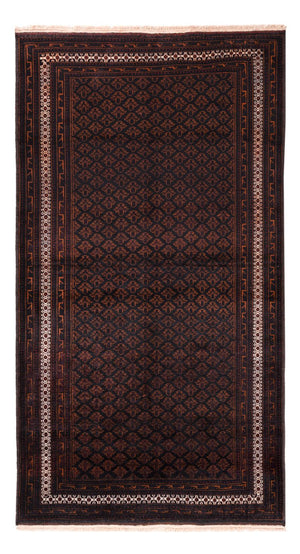 Tappeto corsia Tappeto Belutsch - 236 x 122 cm - marrone scuro
