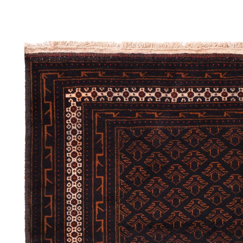 Tappeto corsia Tappeto Belutsch - 236 x 122 cm - marrone scuro