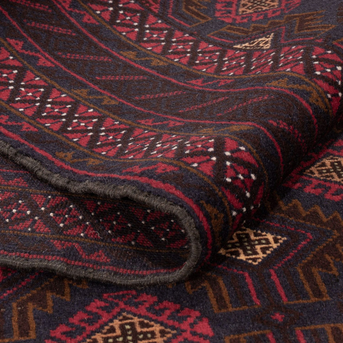 Tappeto Belutsch - 194 x 122 cm - rosso scuro