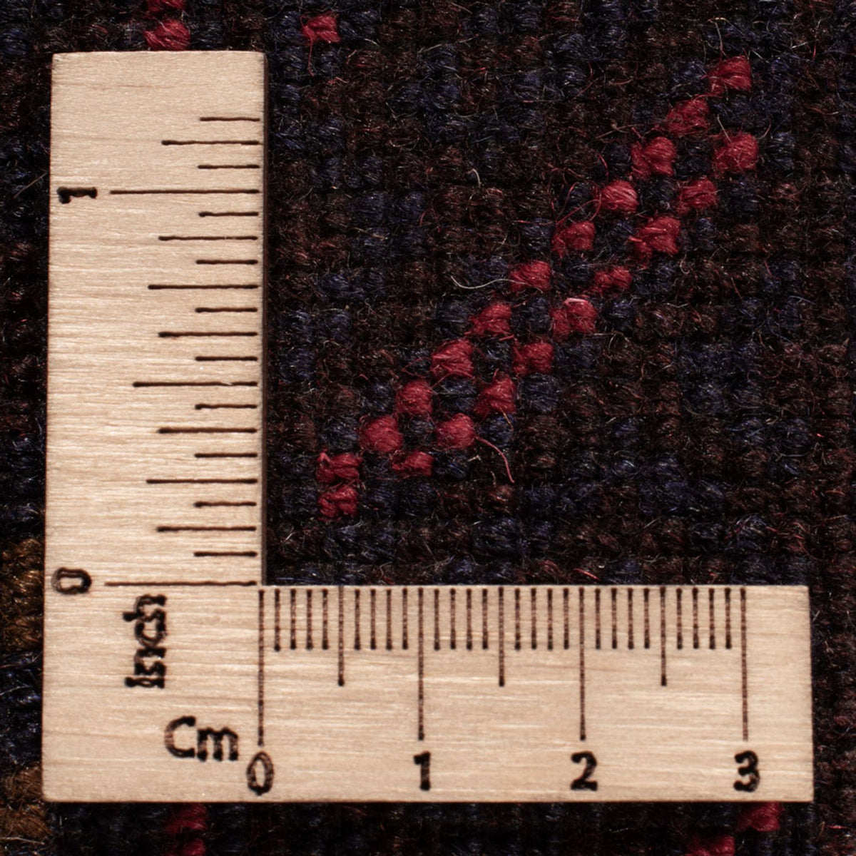 Tappeto Belutsch - 194 x 122 cm - rosso scuro