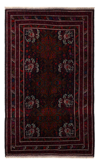 Tappeto Belutsch - 202 x 119 cm - rosso scuro