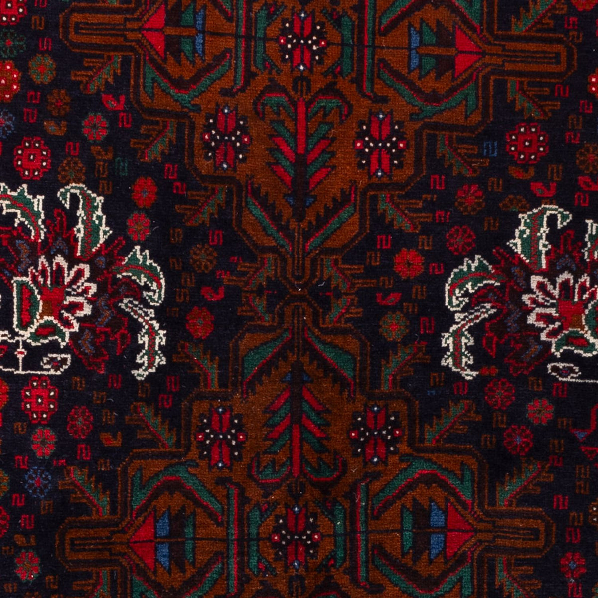 Tappeto Belutsch - 202 x 119 cm - rosso scuro