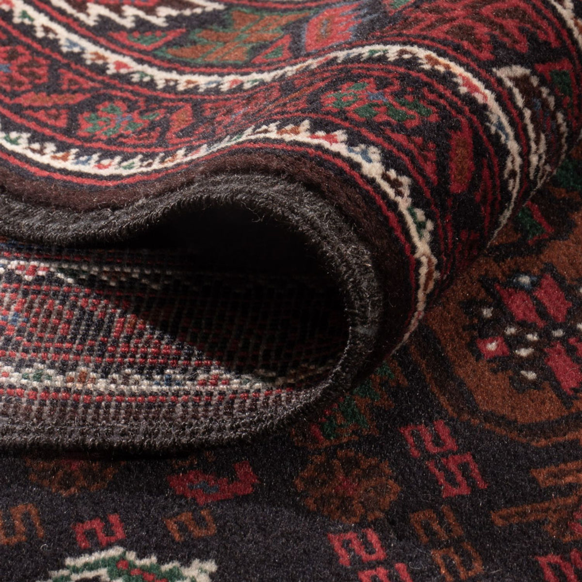 Tappeto Belutsch - 202 x 119 cm - rosso scuro