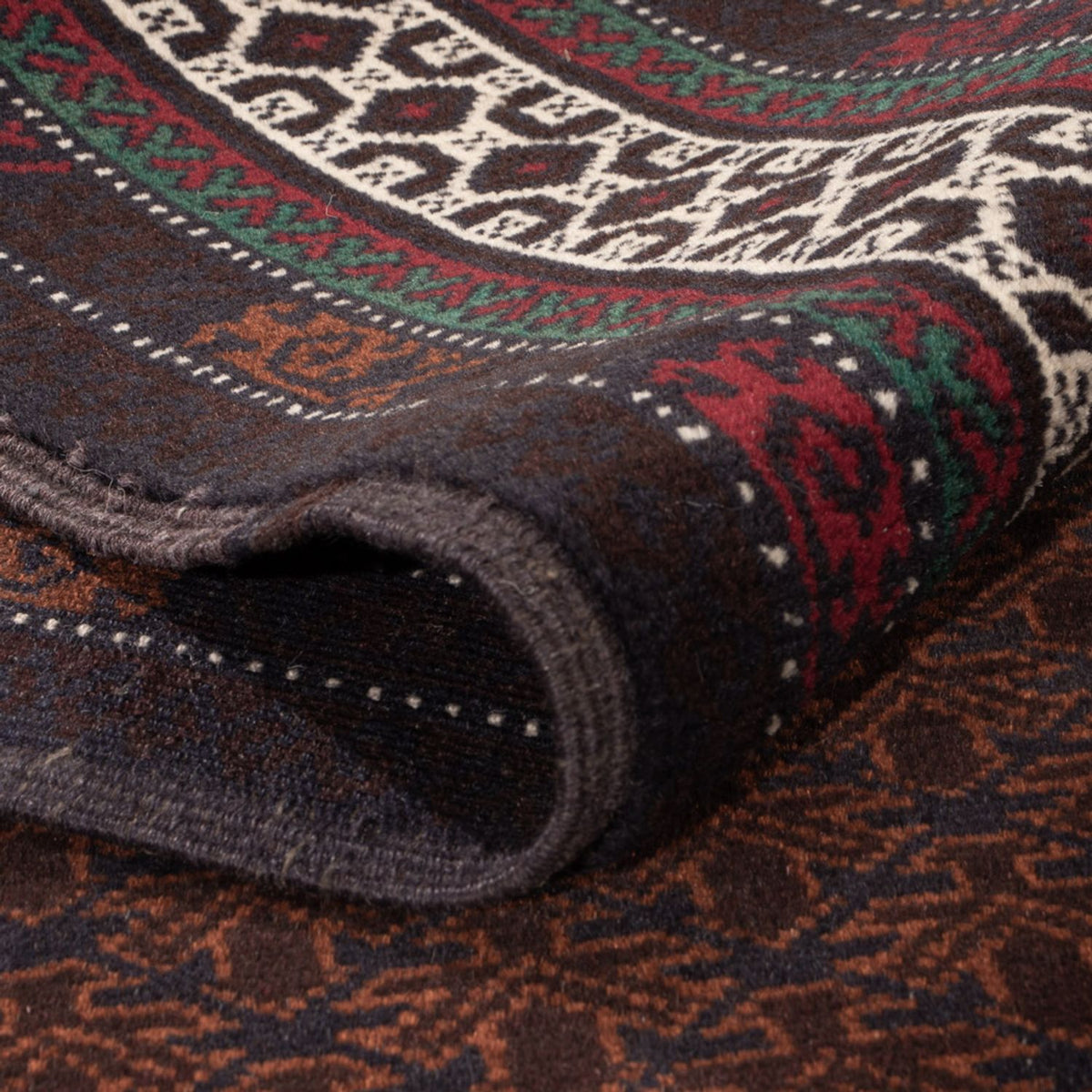 Tappeto Belutsch - 185 x 119 cm - rosso scuro