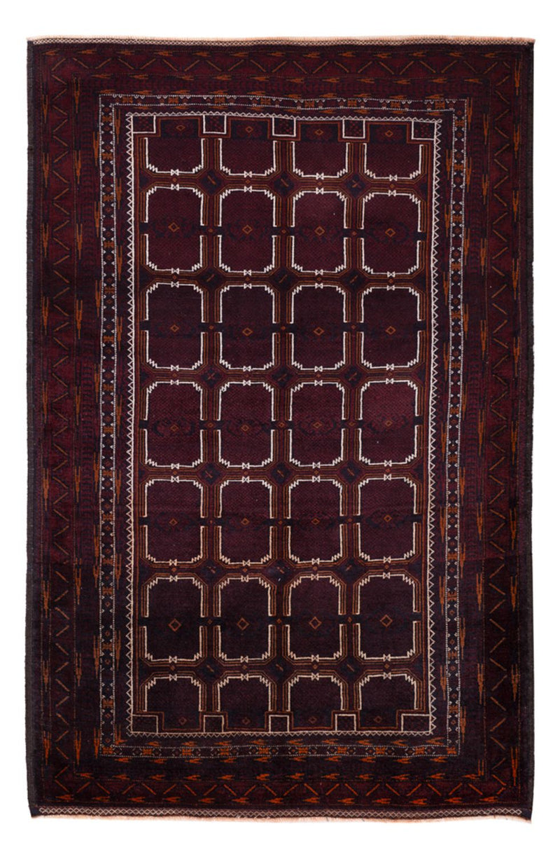 Belutsch Teppich - 207 x 130 cm - dunkelbraun
