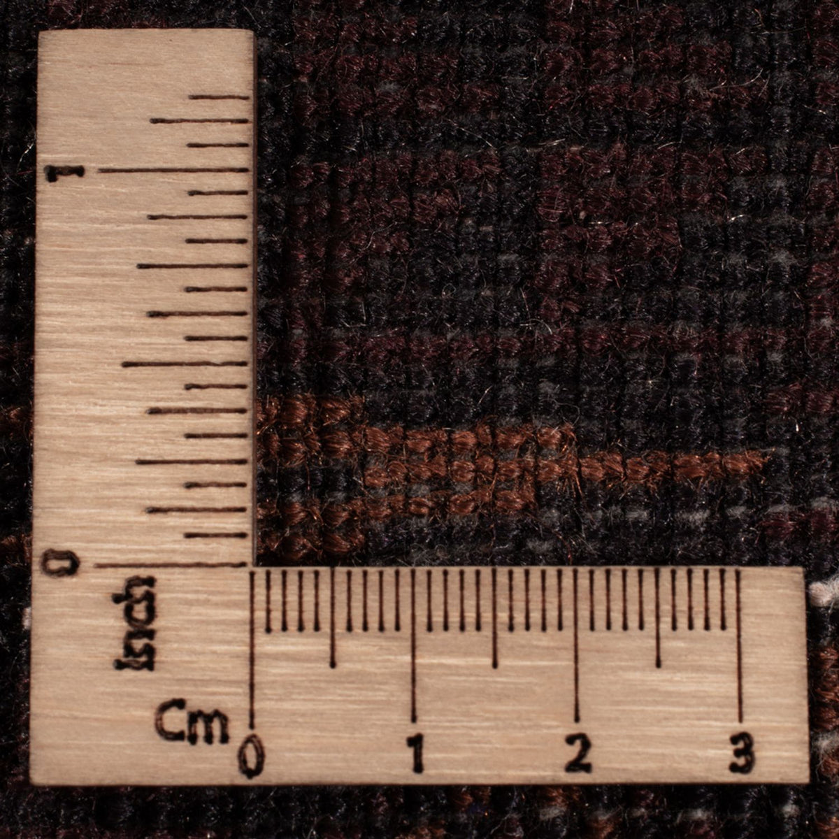 Tappeto Belutsch - 207 x 130 cm - marrone scuro