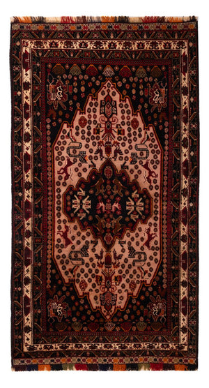 Tappeto corsia Tappeto Belutsch - 193 x 110 cm - rosso chiaro