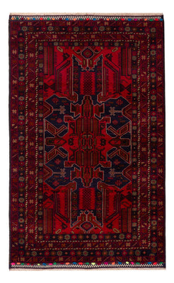 Tappeto Belutsch - 184 x 116 cm - rosso scuro
