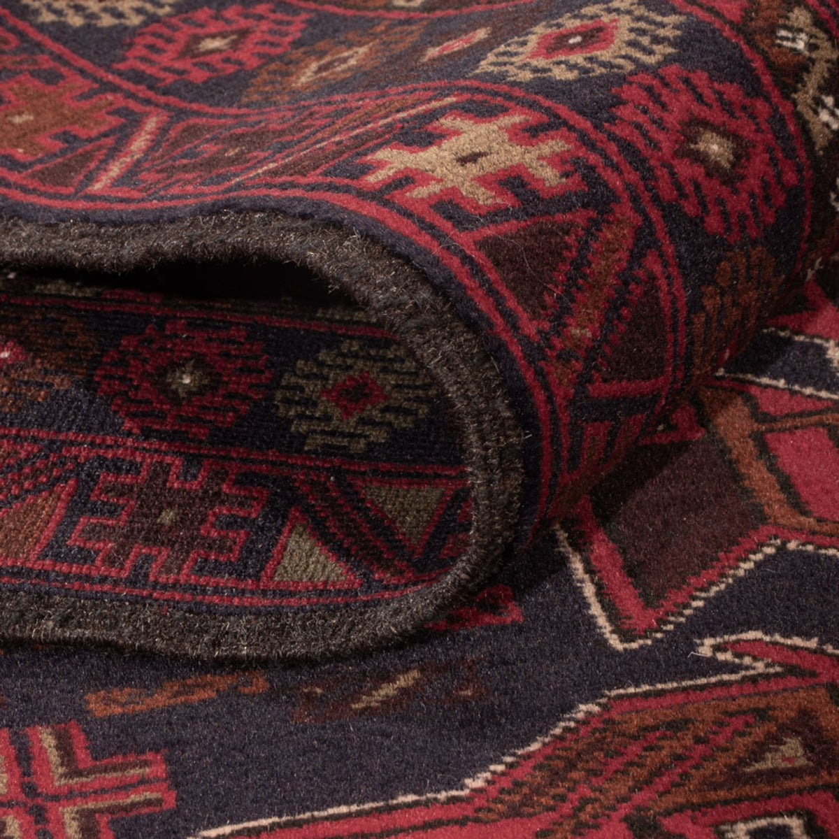 Tappeto Belutsch - 184 x 116 cm - rosso scuro