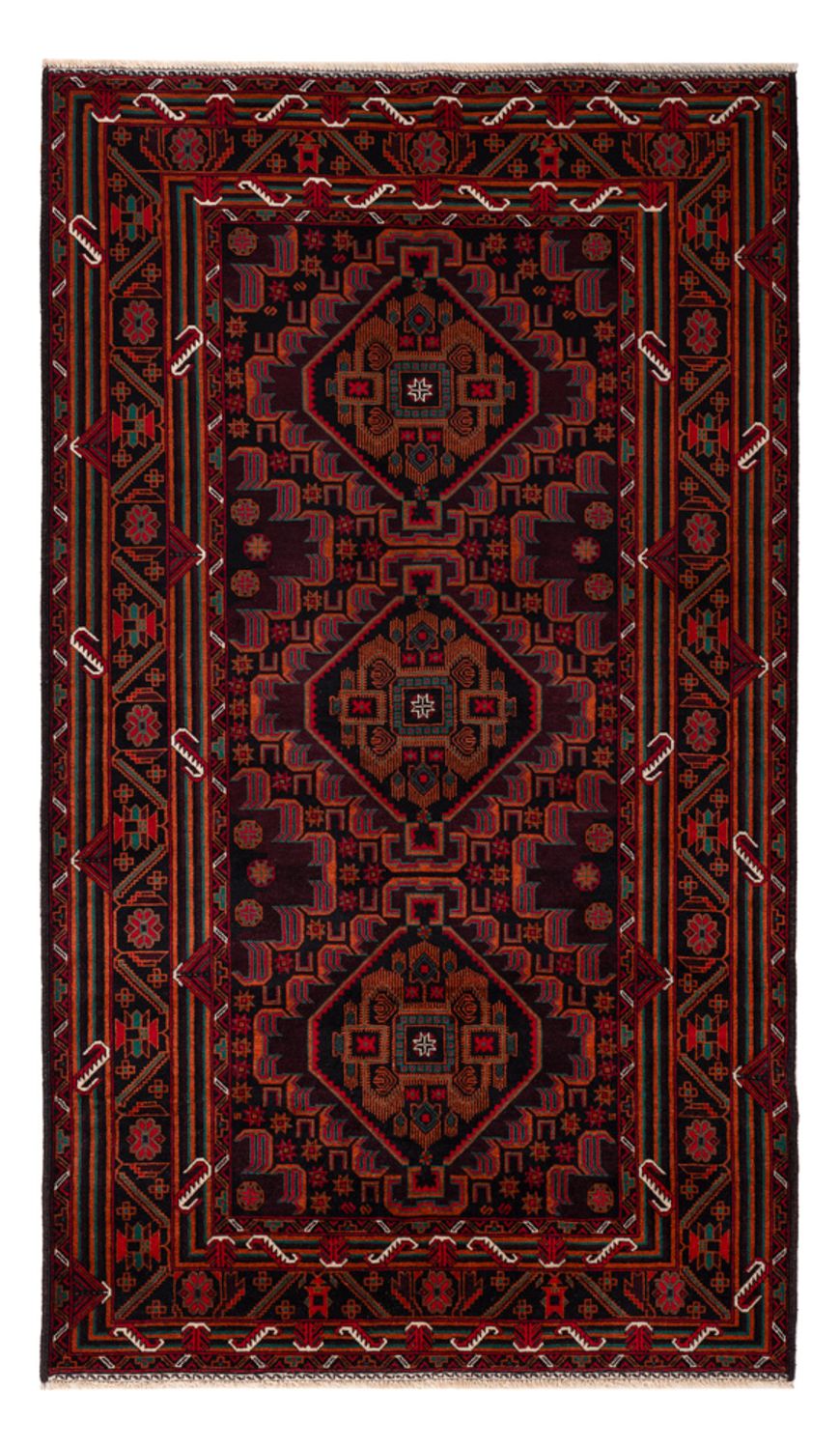 Tappeto Belutsch - 206 x 117 cm - rosso scuro
