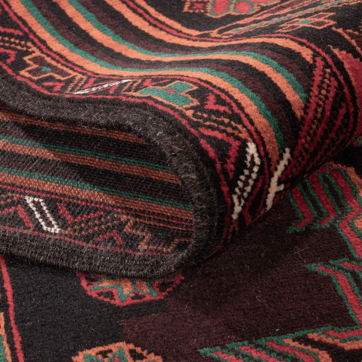 Tappeto Belutsch - 206 x 117 cm - rosso scuro