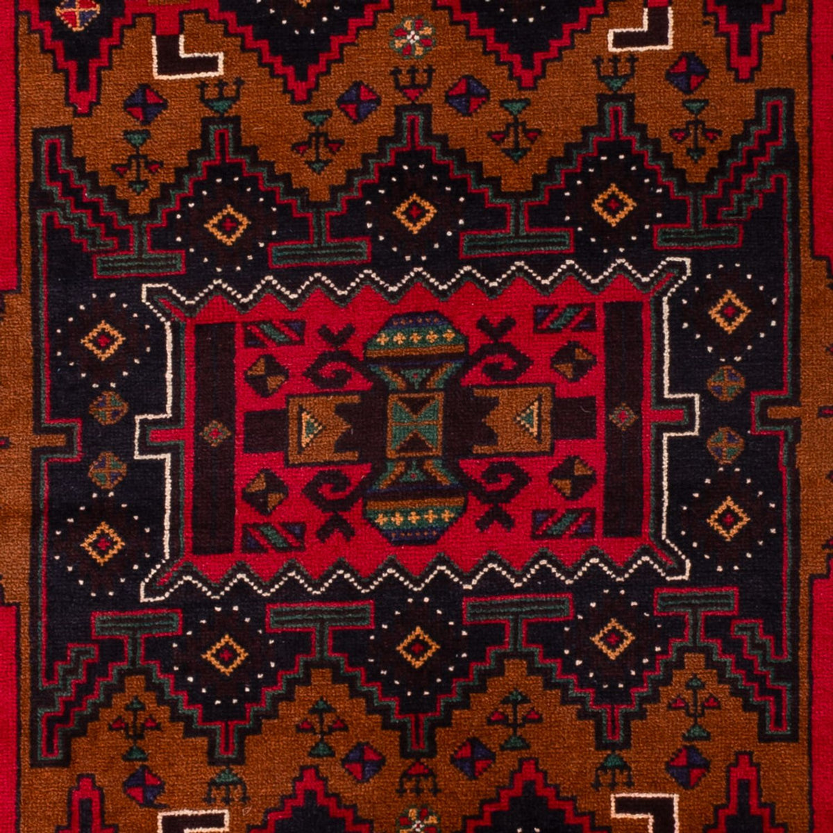 Tappeto Belutsch - 195 x 117 cm - rosso scuro