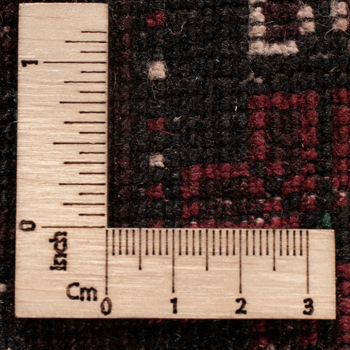 Tappeto Belutsch - 203 x 120 cm - rosso scuro