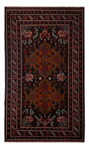 Tappeto corsia Tappeto Belutsch - 201 x 114 cm - rosso scuro