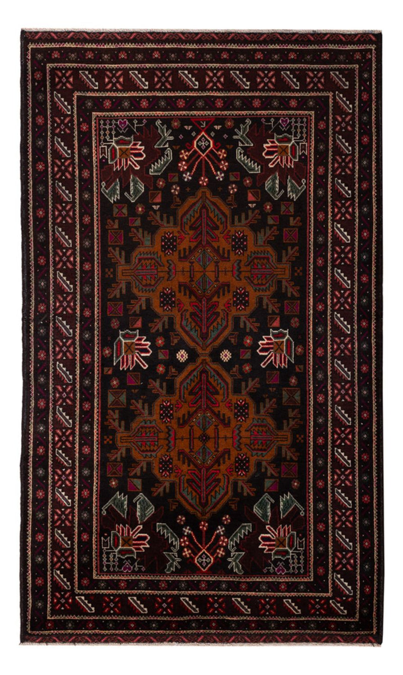 Tappeto corsia Tappeto Belutsch - 201 x 114 cm - rosso scuro