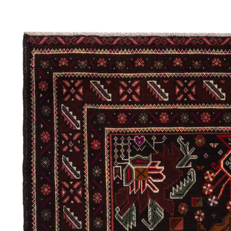 Tappeto corsia Tappeto Belutsch - 201 x 114 cm - rosso scuro
